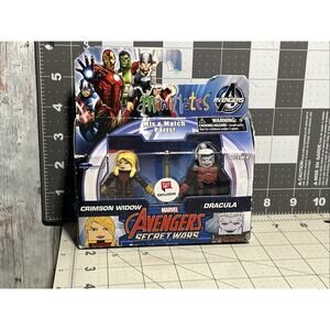 Marvel Avengers Minimates: Crimson Widow, Yelena Belova & Dracula. Damaged Box